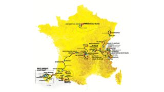 Tour de France 2023 map