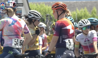 Riders stopped mid-way through stage 2 to protest safety factors 